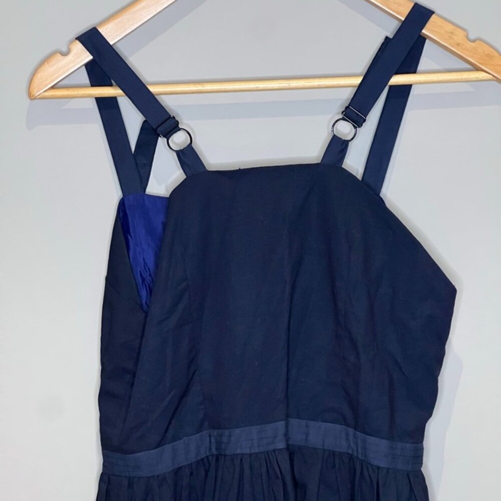 NEW - 212 Collection - Blue Sleeveless Mini Dress with Zipper Details - size 6 - Picture 7 of 8